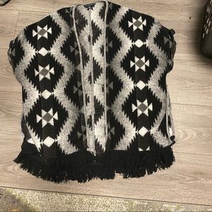 American Eagle Tassel Kneed Sleeve (basically Sleeveless) cardigan